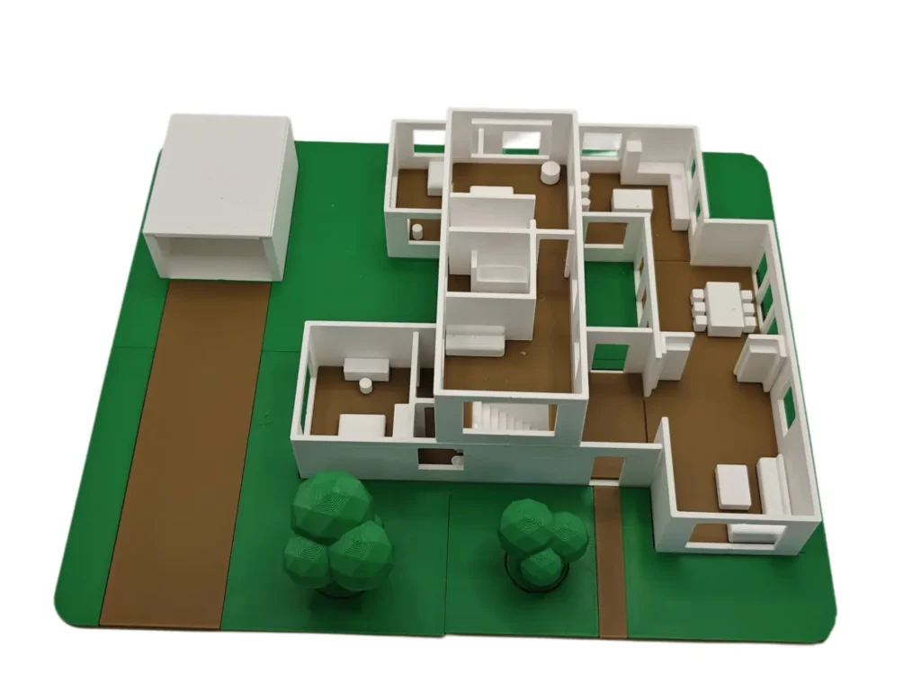 Makieta architektoczniczna Druk 3D (5) dom rozkładany
