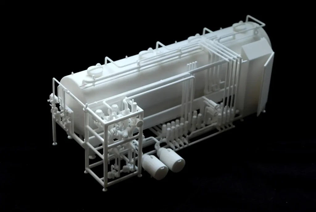 Makieta przemysłowa Druk 3D SLS (9) Silos